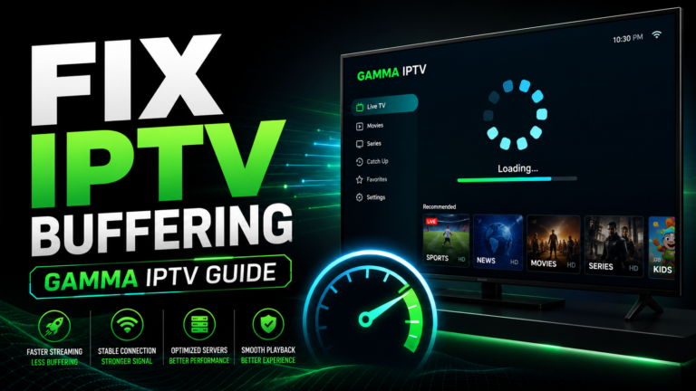 How to Fix GAMMA IPTV Buffering Problems